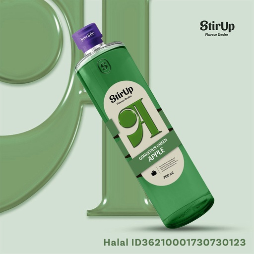 [18994451621053] StirUp Gorgeous Green Apple 700ml